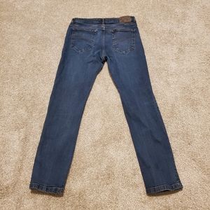 Men's Denim Blue Copper Oak Jeans. 34W x 32L.